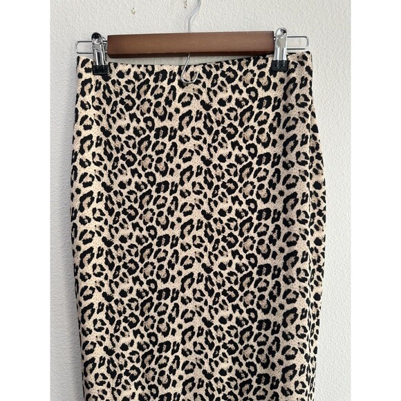 Fashion Nova leopard Animal Print long Maxi skirt M Column skirt - Picture 2 of 6